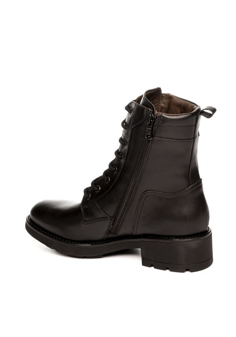 Black leather ankle boot NERO GIARDINI | 411871GUANTO-100